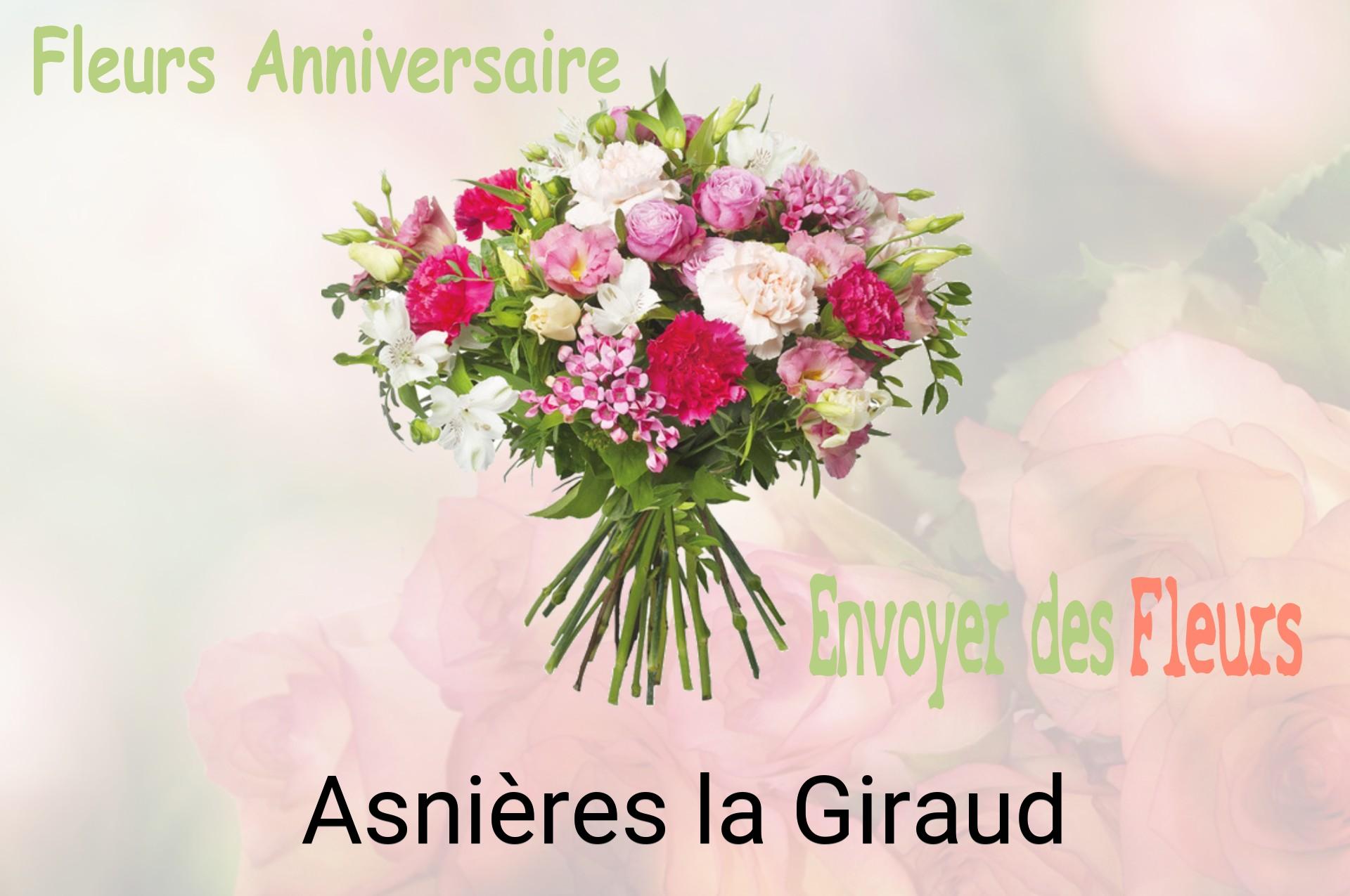 Bouquet de fleurs d’anniversaire livré à Asnières-la-Giraud