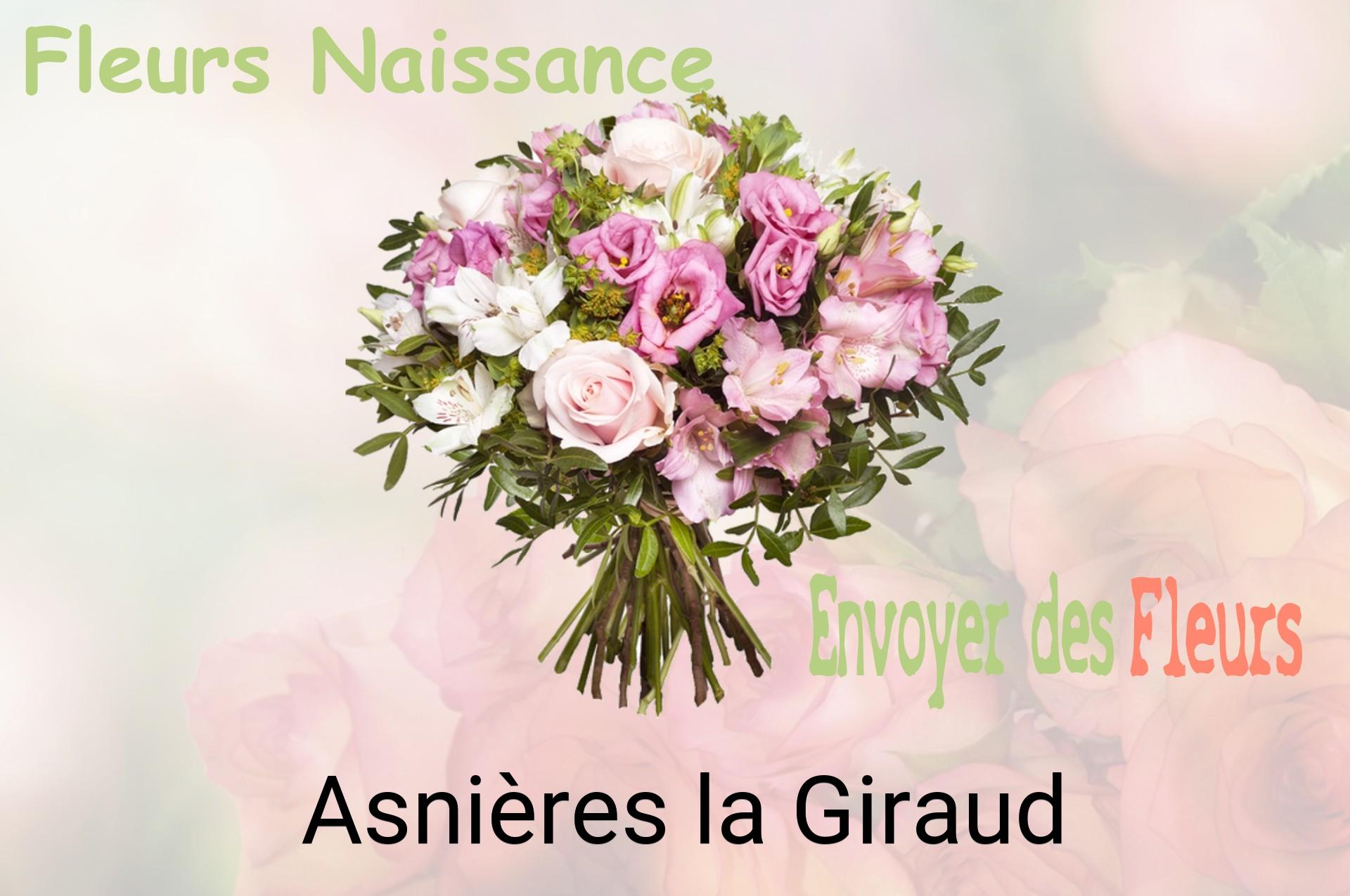 Bouquet de fleurs de naissance livré à Asnières-la-Giraud