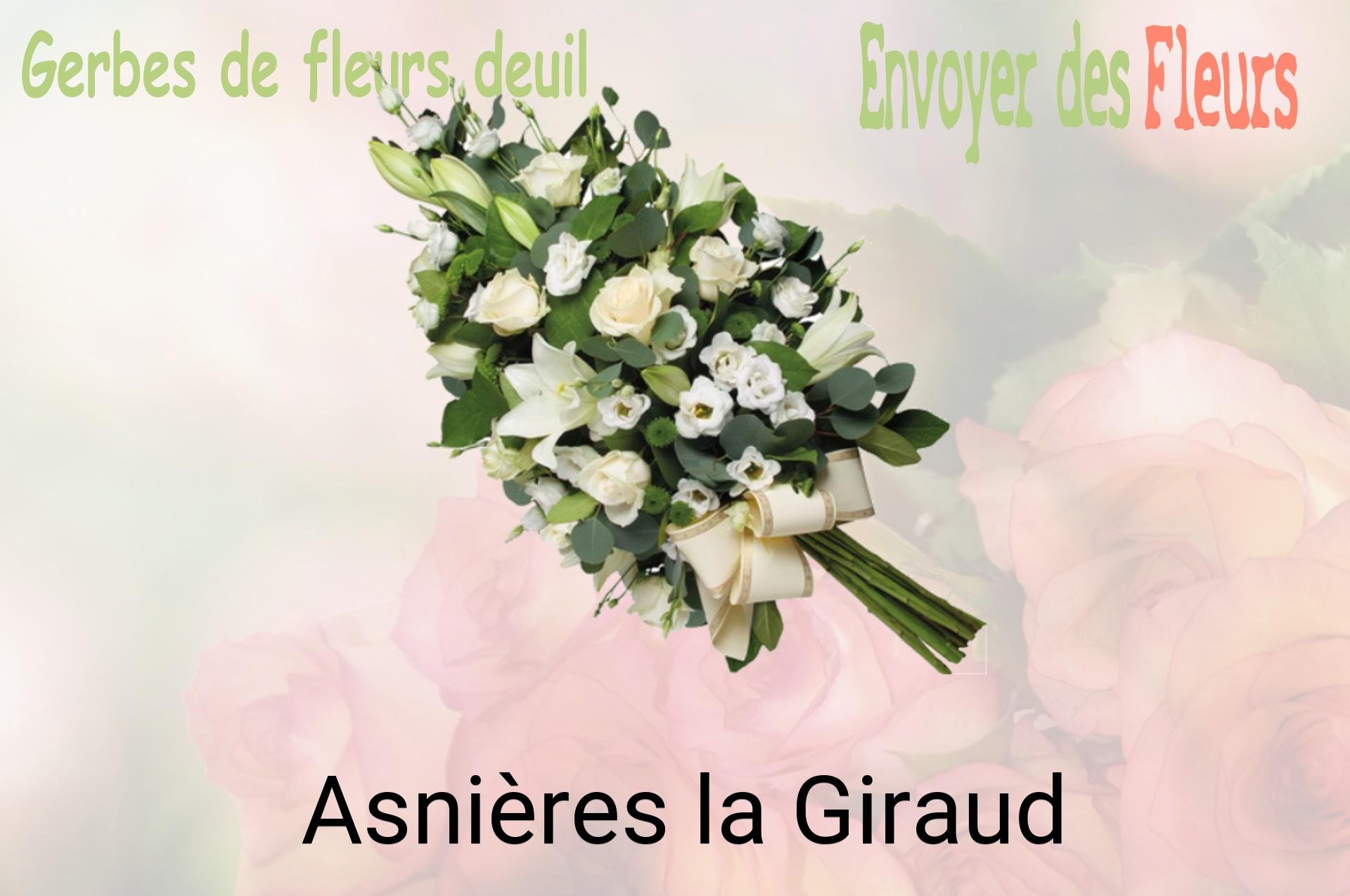 Gerbe de fleurs de deuil livrée à Asnières-la-Giraud